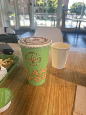 Shake  at Plant Power Fast Food in Sacramento