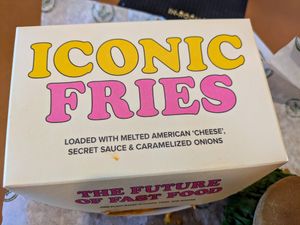 Iconic fries at Plant Power Fast Food in Sacramento