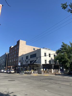 Upon Arrival - walked from J Street, not far just hot 🥵   at Plant Power Fast Food in Sacramento