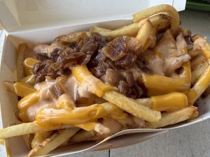 Iconic fries  at Plant Power Fast Food in Sacramento