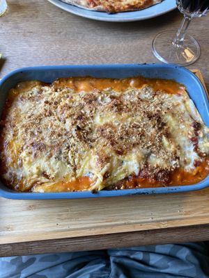 Vegan lasagne bolognaise  at Sassy's in Oostende