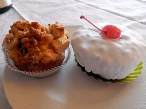 cakes at Sassy's in Oostende