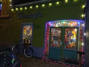 Entrance at Sassy's in Oostende