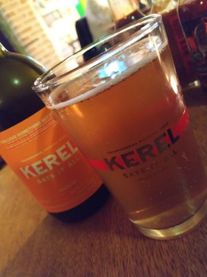 Local beer that you can't find everywhere at Sassy's in Oostende