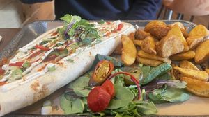 Veggie enchilada   at Mexicali in Holmfirth
