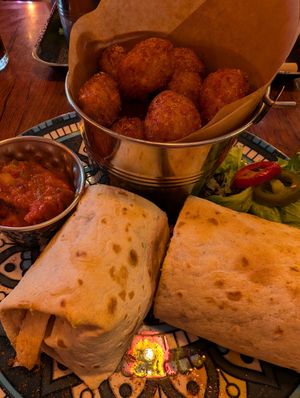Burrito + tots at Mexicali in Holmfirth