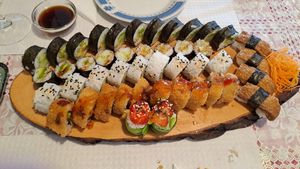 Sushi vegan at Sushi Taki in Quarteira