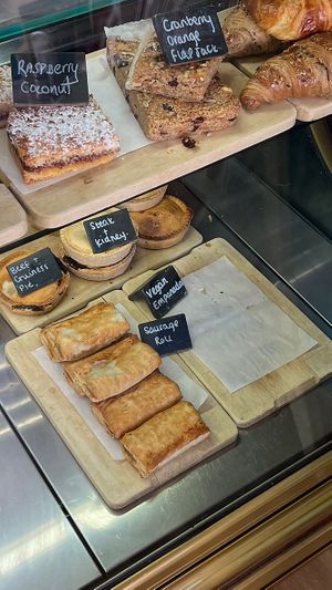 Vegan Empanadas (we bought all of them 😭)  at Good Stuff Cafe in Nerja