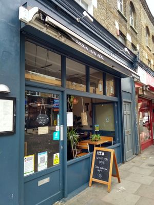 Exterior at Itto in North London