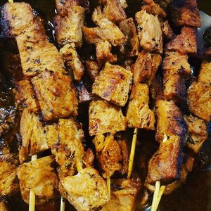 Vegan grilled kalamaki at Vegan Souvlaki in Athens