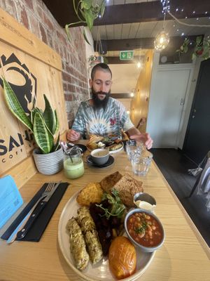 Plant breakfast   at Rustic Cup in Whitley Bay