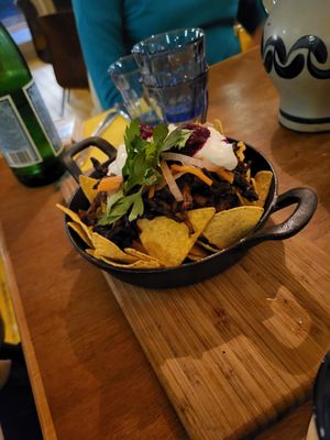 Loaded nachos at Cometa in Amsterdam