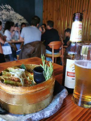 Gyozas legumes at Subenshi in Porto