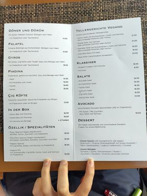 Karte 2/3; 16.09.25 at Vegano in Wohlen