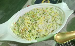 Pilau rice at Spice Garden in Tenerife