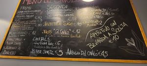 Menu at Col Cavolo - Vegan Bistrot in Rome