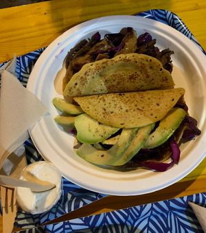 Tacos at Col Cavolo - Vegan Bistrot in Rome