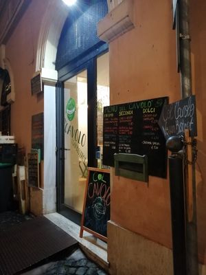Entrance at Col Cavolo - Vegan Bistrot in Rome