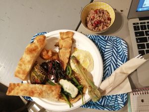 The aperitif at Col Cavolo - Vegan Bistrot in Rome