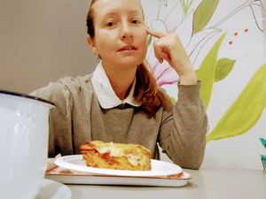 This lasagna was simple, authentic, rich and absolutely delicious! at Col Cavolo - Vegan Bistrot in Rome