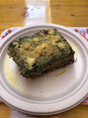 White sauce lasagna   at Col Cavolo - Vegan Bistrot in Rome