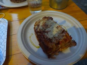 Lasagne al ragù at Col Cavolo - Vegan Bistrot in Rome