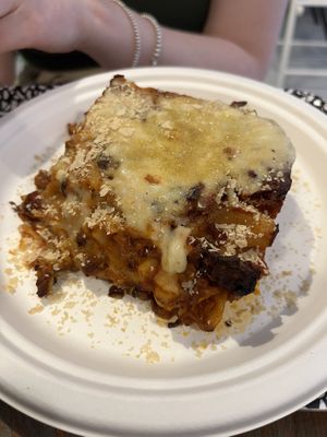 100% plant based Lasagne   at Col Cavolo - Vegan Bistrot in Rome