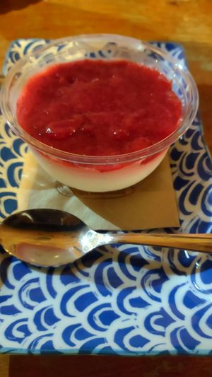 Vegan cheese cake at Col Cavolo - Vegan Bistrot in Rome