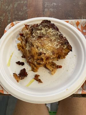 Lasagna with seitan  at Col Cavolo - Vegan Bistrot in Rome