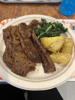 Seitan  at Col Cavolo - Vegan Bistrot in Rome