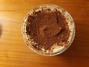 Tiramisu at Col Cavolo - Vegan Bistrot in Rome