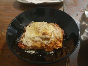 Lasagna at Col Cavolo - Vegan Bistrot in Rome