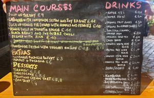 Menu June 2023 at Col Cavolo - Vegan Bistrot in Rome