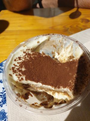 Tiramisu €5.50 at Col Cavolo - Vegan Bistrot in Rome