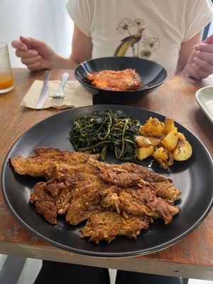 Seitan steak  at Col Cavolo - Vegan Bistrot in Rome
