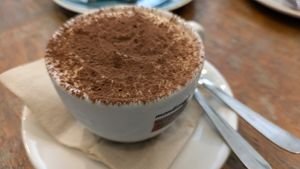 Tiramisu at Col Cavolo - Vegan Bistrot in Rome