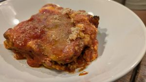 Lasagna at Col Cavolo - Vegan Bistrot in Rome