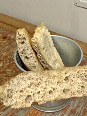 Focacciaa  at Col Cavolo - Vegan Bistrot in Rome