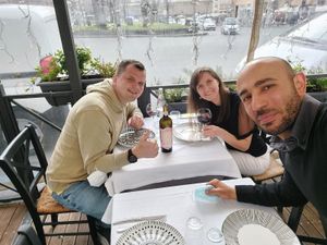 Great place, very friendly and caring staff. Separate vegan menu and tasty pizza. Yammy! at La Soffitta Renovatio in Rome