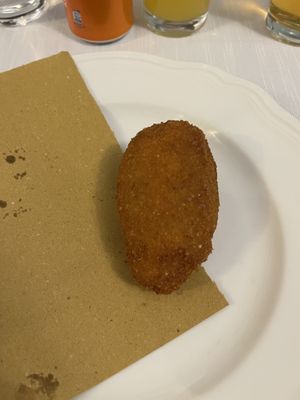 Croquette veg  at La Soffitta Renovatio in Rome