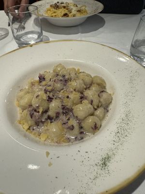 Vegan Gnocchi   at La Soffitta Renovatio in Rome