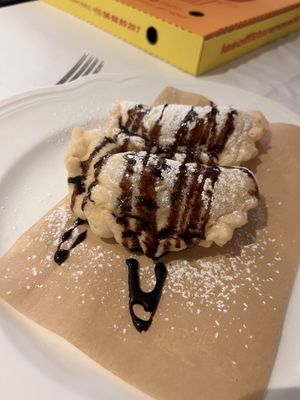 Stuffed with chocolate hazelnut filling!  at La Soffitta Renovatio in Rome