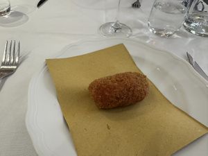 Crocchetta vegan  at La Soffitta Renovatio in Rome