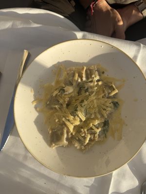 Ravioli  at La Soffitta Renovatio in Rome
