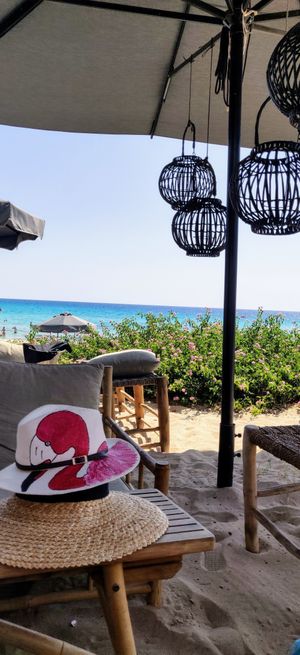 Outdoor seating at Isola in Ayia Napa