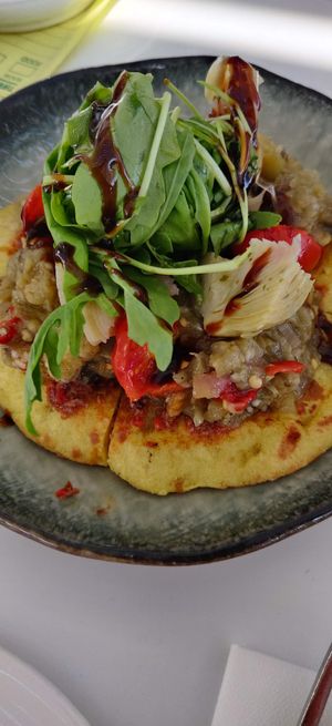 Babba ganush bruschetta at Isola in Ayia Napa
