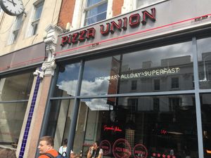 Front at Pizza Union in North London