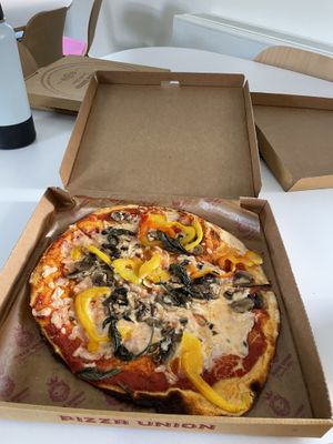   at Pizza Union in North London