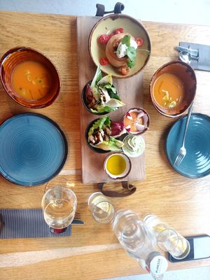 Vegan monkey platter, delicious but small at de Brielsche Aap in Brielle