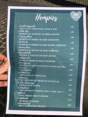 Big menue at Hempies - Odonien Biergarten in Cologne
